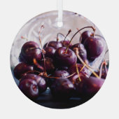 Kers Glas Ornament (Achterkant)