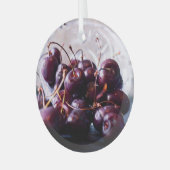 Kers Glas Ornament (Voorkant links)