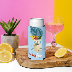 Kers naar Blauwe Cocktail 50e Verjaardagsfeestje