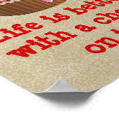 Kers op de taart poster (Hoek)