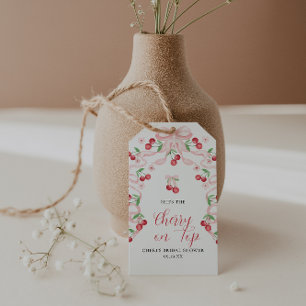 Kers op de top Vrijgezellenfeest Favor Cadeaulabel