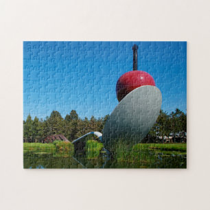 Kers op een Lepel Minnesota. Legpuzzel