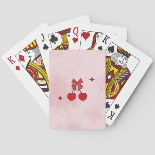 Kers Pokerkaarten (Achterkant)