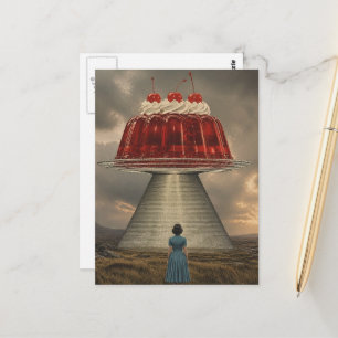 Kers Surreal Zoete Traktatie Briefkaart