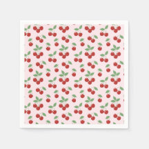 Kers Zoete Baby Shower Servetten