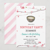 Kersbloesem miso thema kaart (Voorkant / Achterkant)