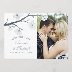 Kersebloesem Huwelijk Bewaar de Datum Save The Date
