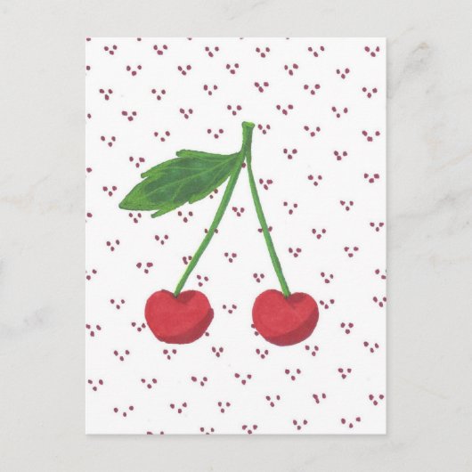 Kersen 2 briefkaart (Voorkant)