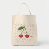 Kersen 2 kruidenierswaren tote bag (Voorkant)