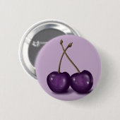 kersen 3 ronde button 5,7 cm (Voorkant /achterkant)