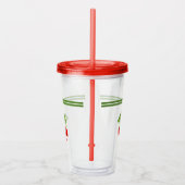 Kersen Acryl Tumbler Acryl Drinkbeker (Rechts)