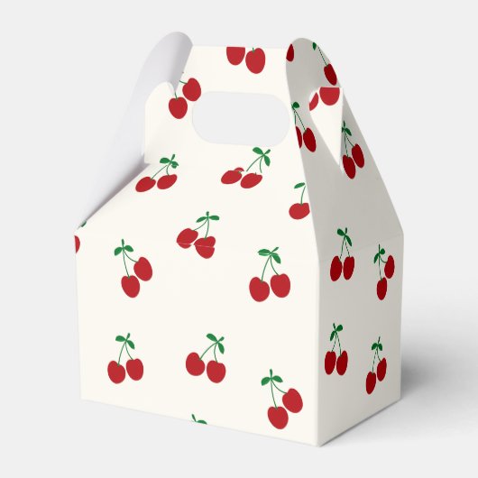 kersen-Baby shower Bedankdoosjes (Achterkant)