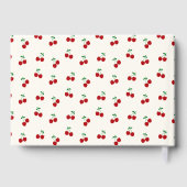 kersen-Baby shower Gastenboek (Achterkant)