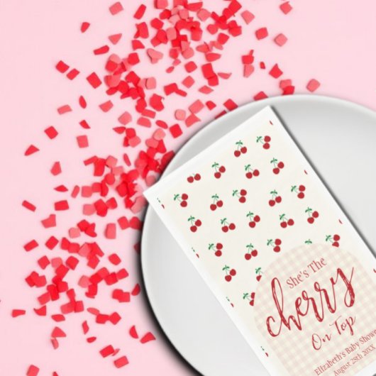 kersen-Baby shower Servet