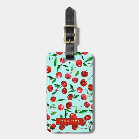 Kersen Bagage Labels (Voorkant verticaal)