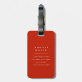 Kersen Bagage Labels (Achterkant verticaal)
