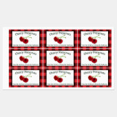 Kersen bewaart kersen Plaid Food Label (Vel)