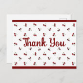 Kersen Briefkaart (Voorkant / Achterkant)