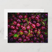 Kersen Briefkaart (Voorkant / Achterkant)