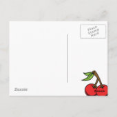 kersen briefkaart (Achterkant)