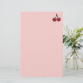 Kersen Briefpapier (Staand voorkant)
