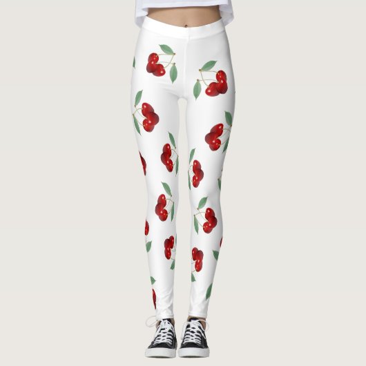 Kersen Broek Leggings (Voorkant)