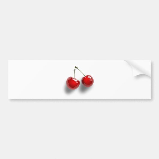Kersen Bumpersticker (Voorkant)
