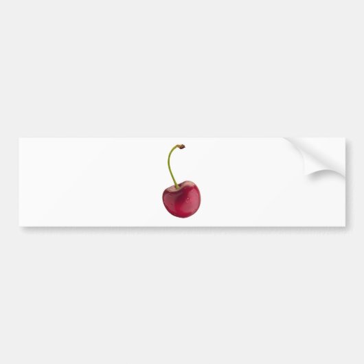 kersen bumpersticker (Voorkant)