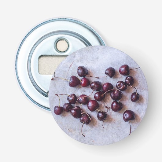 Kersen Button Flesopener (Voorkant)