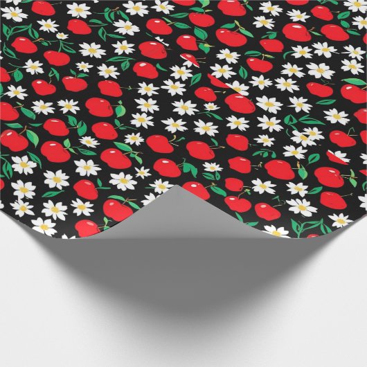 Kersen Cadeaupapier (Hoek)