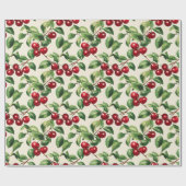  kersen cadeaupapier (Vlak)