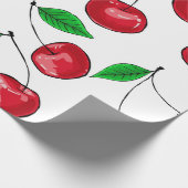 Kersen Cadeaupapier (Hoek)