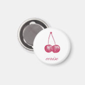 Kersen (Cerise) magneet (Voorkant / Achterkant)
