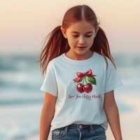 Kersen en een Bow-Love you Cherry Much