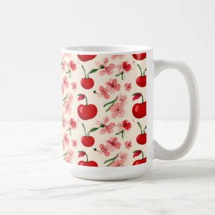 Kersen En Roze Bloesem Koffiemok
