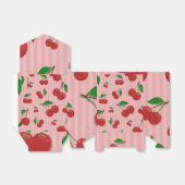 Kersen Illustratie Bedankdoosjes (Uitgevouwen)