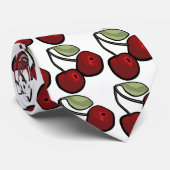 kersen, kersen, kersen, kersen, kerrie.. stropdas (Opgerold)