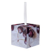 Kersen Kubus Ornament (Achter hoekig)