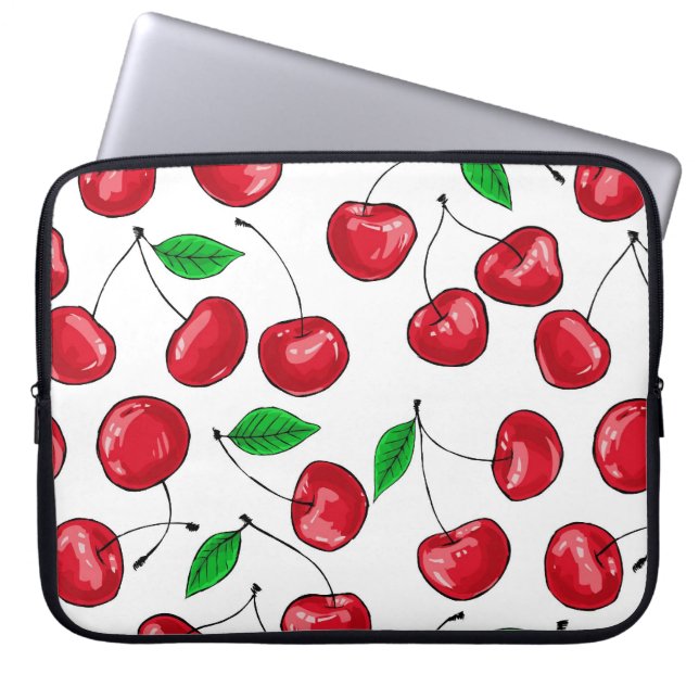 Kersen Laptop Sleeve (Voorkant)