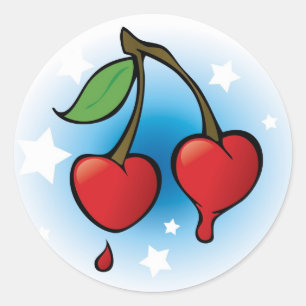 Kersen Liefde - Sticker