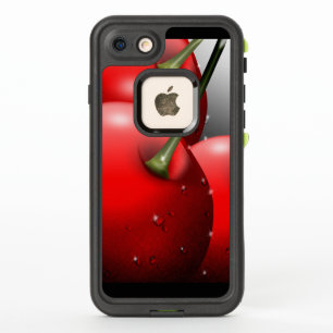 Kersen met dauwdruppels