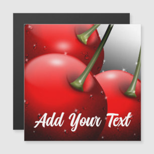 Kersen met dauwdruppels