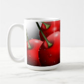 Kersen met dauwdruppels koffiemok (Links)