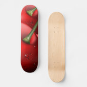 Kersen met dauwdruppels skateboard (Voorkant)