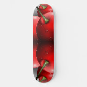 Kersen met dauwdruppels skateboard (Voorkant)