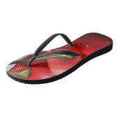 Kersen met dauwdruppels teenslippers (Schuin)