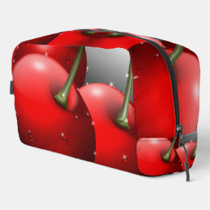 Kersen met dauwdruppels toilettasje