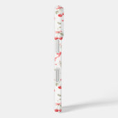 Kersen Met Rode Coquette Strikken Met Monogram Case-Mate iPhone Case (Achterkant / Rechts)