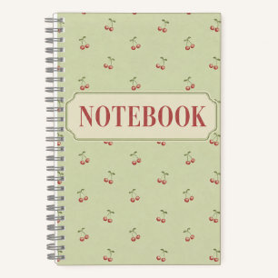 Kersen Notebook – Gestippeld Dagboek Notitieboek