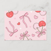 Kersen op de top Diapper Raffle Informatiekaartje (Achterkant)